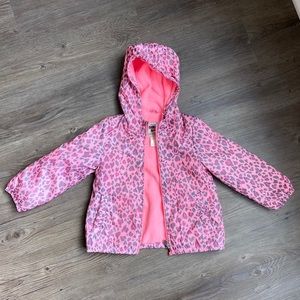 OshKosh B’gosh pink cheetah girls hood jacket coat